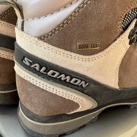 Salomon Tan and Brown Outdoor Boots - Picture 3 of 7